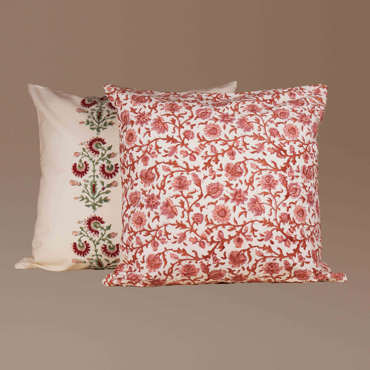 Reversible Dusty Sage + Rose Garden