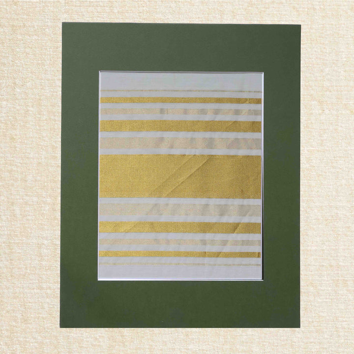 Gold Kasavu : Green mat