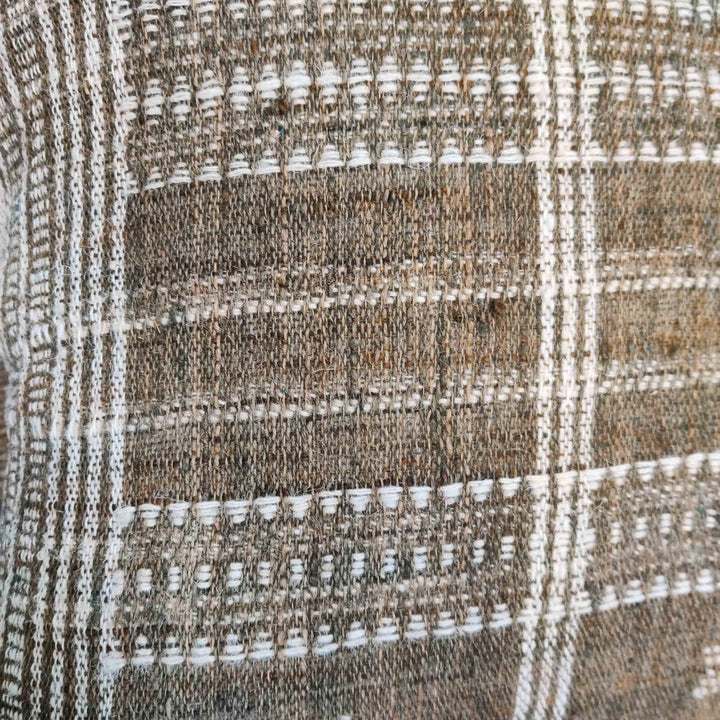 Brown Woolen Lumbar