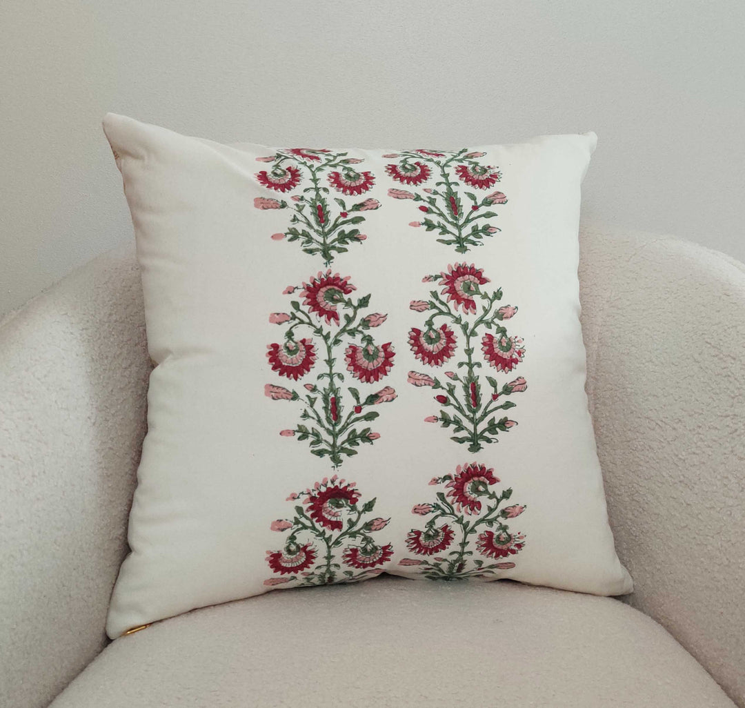 Reversible Dusty Sage + Rose Garden